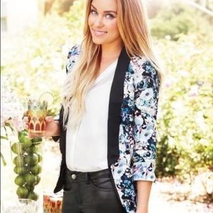 Lauren Conrad floral blazer